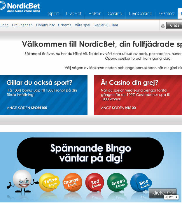 NordicBet Bingo