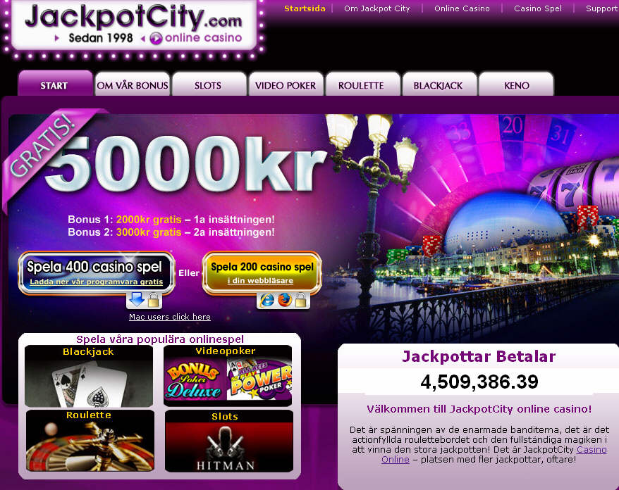 jackpot city приложение
